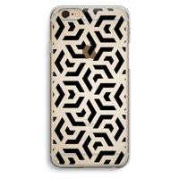 Crazy pattern: iPhone 6 / 6S Transparant Hoesje