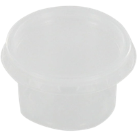 Bak | PP | 30ml | Ø46mm | incl. Deksel | kunststof cup | 38mm | transparant | 500 stuks