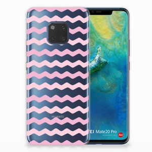 Huawei Mate 20 Pro TPU bumper Waves Roze