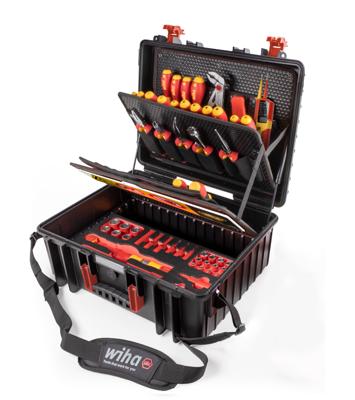 Wiha 930073202 Gereedschapkoffer set XL eMobility 70-delig - 45802