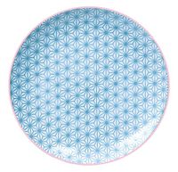 Tokyo Design Studio - Star Wave - Dinerbord - 25.7x3cm - Licht Blauw/Roze - thumbnail