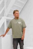 Project X Paris Cœur Brisé T-Shirt Heren Groen - Maat XS - Kleur: Groen | Soccerfanshop Project X Paris Cœur Brisé T-Shirt Heren Groen - Maat XS - Kleur: Groen | Soccerfanshop