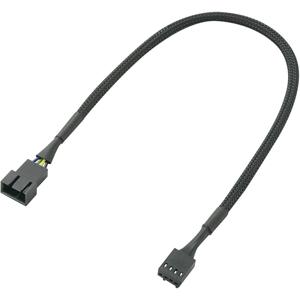 PC-ventilator Verlengkabel [1x PC-ventilatorstekker 4-polig - 1x PC-ventilatorbus 4-polig] 0.30 m Zwart Akasa