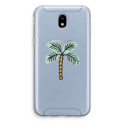 Palmboom: Samsung Galaxy J5 (2017) Transparant Hoesje