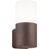 LED Tuinverlichting - Wandlamp Buitenlamp - Trion Hosina - E27 Fitting - Spatwaterdicht IP44 - Roestkleur - Aluminium - thumbnail