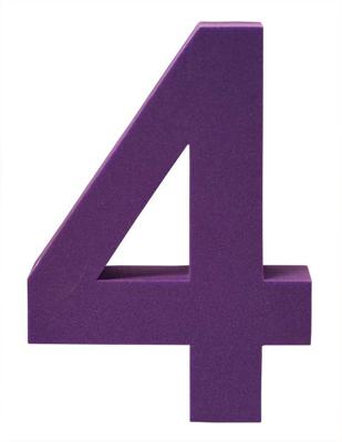 SET OF 5 MINI TAPESTRY NUMBERS ASSORTED COLOURS