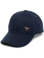 Paul Smith casquette à logo Zebra - Bleu