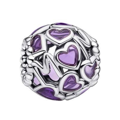 Sieraad Dames Pandora 793772C01 Paars Zilverkleurig