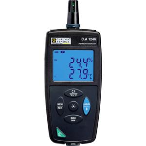 Chauvin Arnoux C.A 1246 Luchtvochtigheidsmeter (hygrometer) 3.0 % Hrel 98.0 % Hrel Datalogger en radio-USB-interface, Datalogger functie, Dauwpunt/schimmel