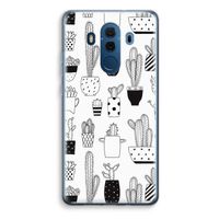 Cactusmotief: Huawei Mate 10 Pro Transparant Hoesje Cactusmotief: Huawei Mate 10 Pro Transparant Hoesje
