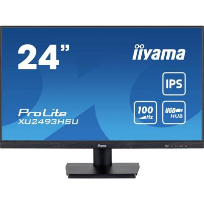 Iiyama ProLite XU2493HSU-B7 LED-monitor Energielabel C (A - G) 60.5 cm (23.8 inch) 1920 x 1080 Pixel 16:9 1 ms HDMI, DisplayPort, Hoofdtelefoon (3.5 mm