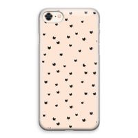 Kleine kattenkopjes: iPhone 8 Transparant Hoesje