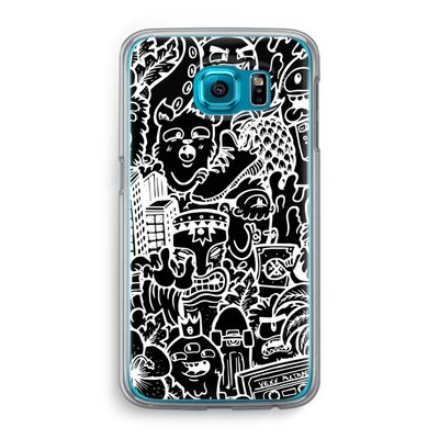 Vexx Black Mixtape: Samsung Galaxy S6 Transparant Hoesje