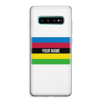 WK Wielrennen: Samsung Galaxy S10 Plus Transparant Hoesje