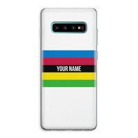 WK Wielrennen: Samsung Galaxy S10 Plus Transparant Hoesje