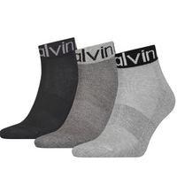 Calvin Klein 3 stuks Quarter Logo Welt Socks - thumbnail