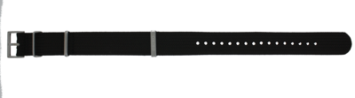 Horlogeband Seiko SPB239J1 / 6R35-00P0 / L0N3013J0 Onderliggend Nylon/perlon Bruin 20mm