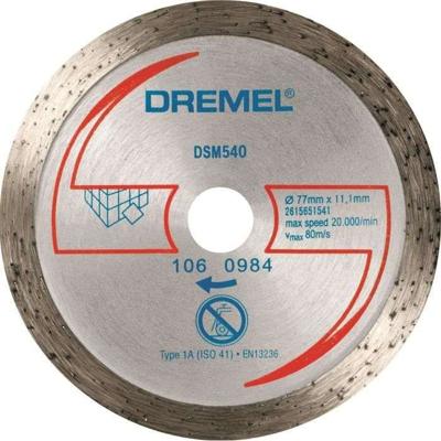 DREMEL diamantschijf S540 voor de Dremel DSM20 compacte zaag