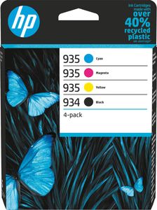 HP inktcartridge 934 en 935, 400 pagina&apos;s, OEM X4E14AE, 4 kleuren