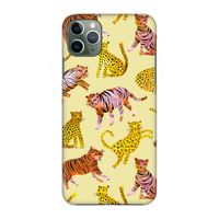 Cute Tigers and Leopards: Volledig geprint iPhone 11 Pro Max Hoesje