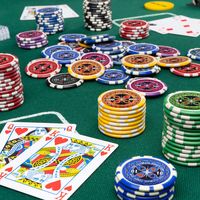 Pokerset 300 Poker Chips Set Laserchips Inclusief Aluminium Koffer Complete Set (Zilver / Zwart)