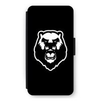 Angry Bear (black): iPhone 11 Pro Max Flip Hoesje