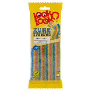 Look O Look Look O Look - Zure Streken Regenboog 125 Gram 18 Stuks