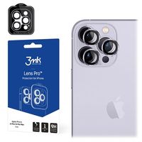 3MK Lens Protection Pro iPhone 14 Pro/14 Pro Max Camerabeschermer - Lilla - thumbnail
