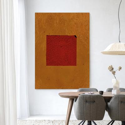 Urban Cotton Wandkleed 'Geen Rood' 145 x 190cm in Frame - black