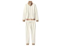 esmara Fleece dames huispak (Wit, S (36-38))