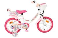 Volare unicorn kinderfiets - meisjes - 14 inch - wit