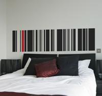 Sticker Barcode Hoofdeinde Bed