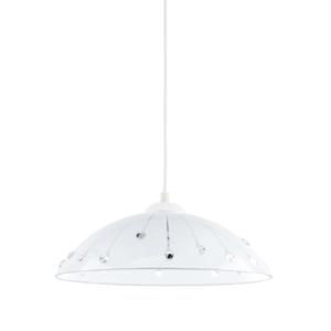 Eglo Hanglamp Vetro wit met kristalletjes 96073