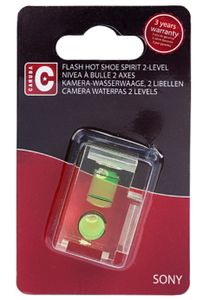 Caruba Waterpas Spirit Level - 2-way - voor Sony