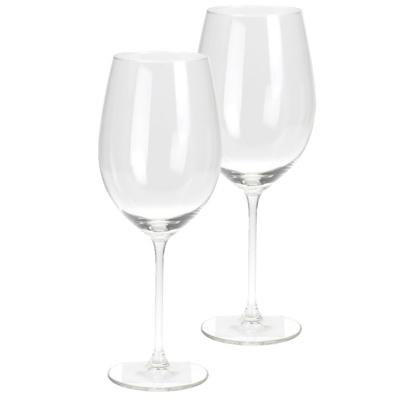 Wijnglazen - 16x stuks - glas - 540 ml - rode wijnglazen