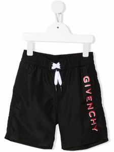 Givenchy Kids short à logo imprimé - Noir