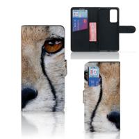 Huawei P40 | Telefoonhoesje | Met pasjeshouder | Cheetah