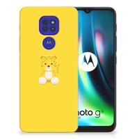 Motorola Moto G9 Play | E7 Plus Telefoonhoesje met Naam Baby Leopard Motorola Moto G9 Play | E7 Plus Telefoonhoesje met Naam Baby Leopard