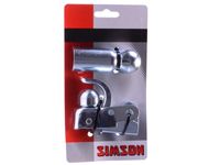 Simson fietskarkoppeling zilver op kaart