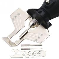 Outdoor tuin slijpen bijlage zaagtand slijpen tool elektrische Grinder (zwart plastic + zilver) Outdoor tuin slijpen bijlage zaagtand slijpen tool elektrische Grinder (zwart plastic + zilver)
