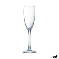 Champagneglas Luminarc Ara Transparant Glas 160 ml (6 Stuks)
