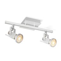 Opbouwspot Cali 2 - incl. dimbare LED lamp - staal