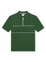 BOSS Kidswear polo en coton stretch à logo brodé - Vert