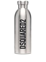 DSQUARED2 gourde à logo imprimé - Argent