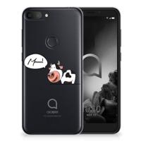 Alcatel 1S (2019) Telefoonhoesje met Naam Cow