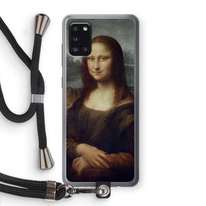 Mona Lisa: Samsung Galaxy A31 Transparant Hoesje met koord