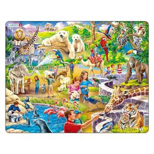 Selecta Larsen legpuzzel dieren - in de dierentuin, 48st.