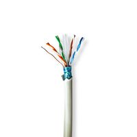 Netwerk Kabel Rol | CAT6 | Solid | F/UTP | Koper | 305.0 m | Binnenshuis | Rond | LSZH | Grijs
