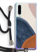 Geo #1: Huawei P30 Transparant Hoesje met koord