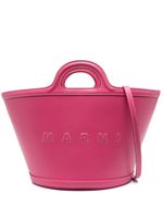 Marni grand sac cabas Tropicalia - Rose - thumbnail